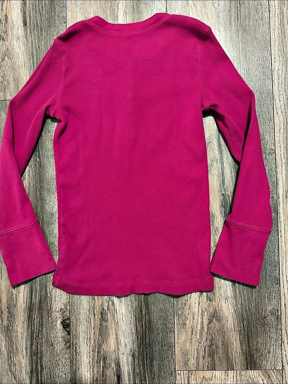 Place Cotton Embellished Long Sleeve Top in Pink